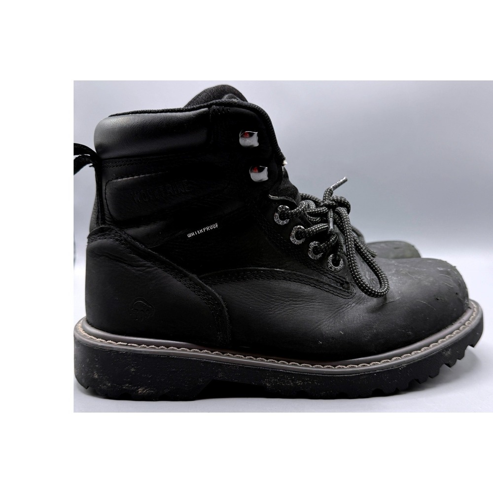 Wolverine Floorhand Mens 7M Black Waterproof Leather Work Boots W201153 EH